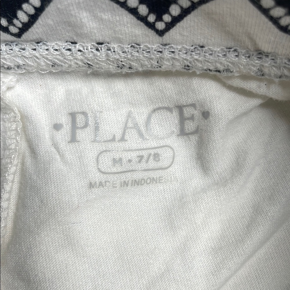 PLACE Geometric Black and White Skirt - Picture 6 of 8